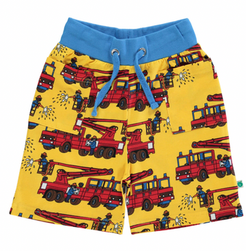 Shorts with fire truck
