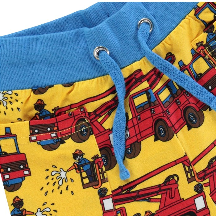 Shorts with fire truck
